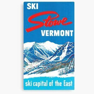 Ski Stowe Vermont Travel Poster_166